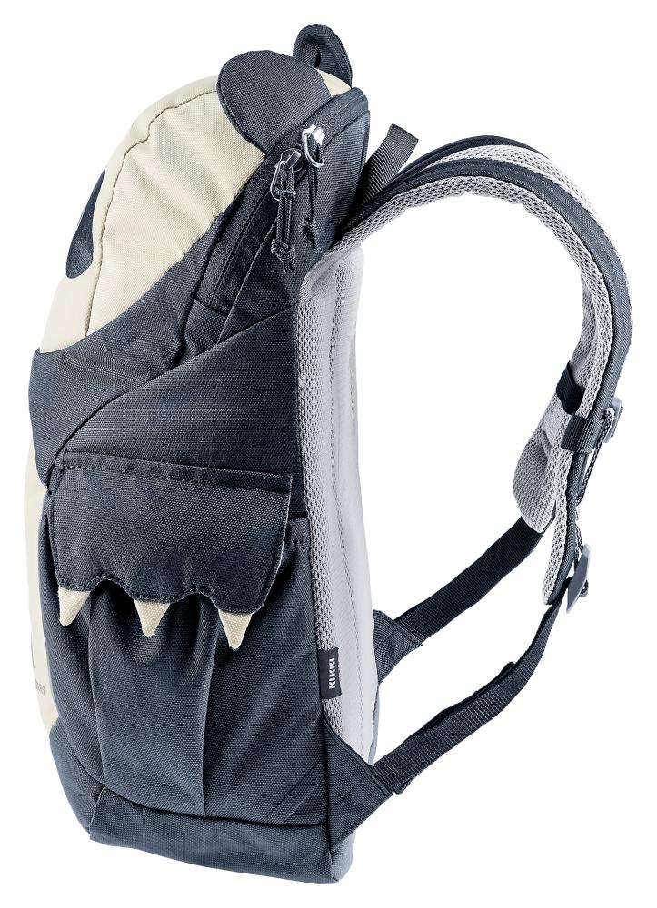 Deuter Kikki Kinderrucksack 8 Liter black-bone - leichter Kindergarten-Rucksack mit gepolsterten Schultergurten
