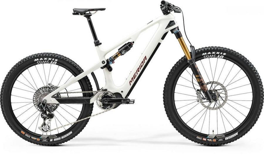 Merida eONE-SIXTY 10K III1 glossy snow S Schnee-weiß/bronze - E-MTB aktueller Stand der Technik