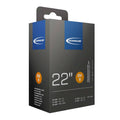 Schwalbe Fahrradschlauch DV8 für 22 Zoll Reifen (28/37-489/501) mit 32mm Dunlop-Ventil, in Box.