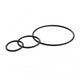 Knog Riemen Set kurz + medium + lang schwarz für Cobber