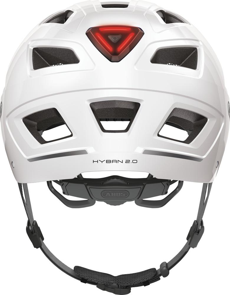 Abus Helm Hyban 2.0 polar weiß L 56 bis 61cm