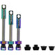 Procraft Tubeless-Ventile 60 mm Oil Slick - Leichte Aluminium-Ventile für tubeless Felgen