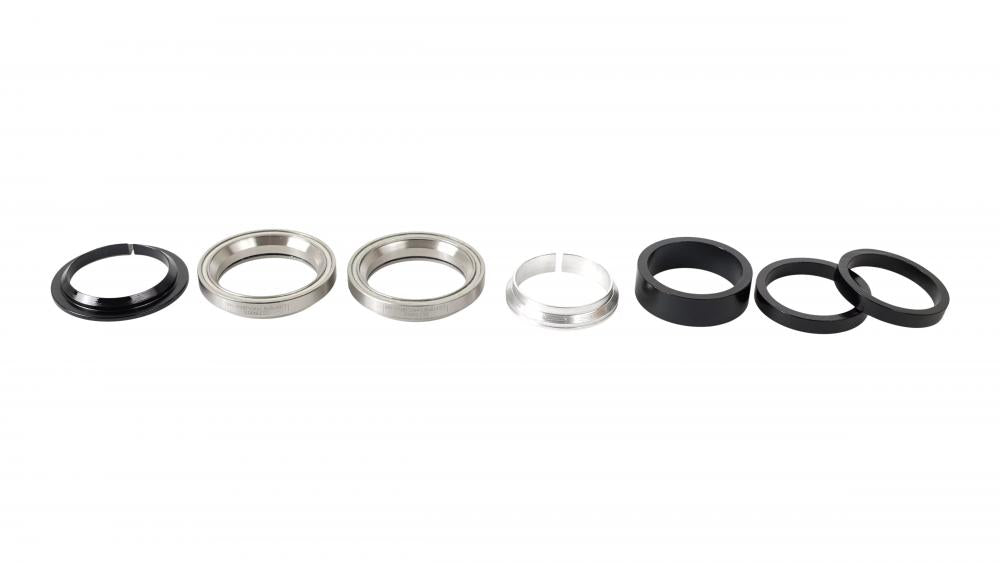 HDS Complete Integriertes Steuersatz-Set 1-1/8" - 45x45° mit Split Crown Race & Alu-Spacer