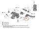 SHIMANO Hebel-Klemmfeder für BL-M9220 links, Distanzstück - präziser Hebelhalt
