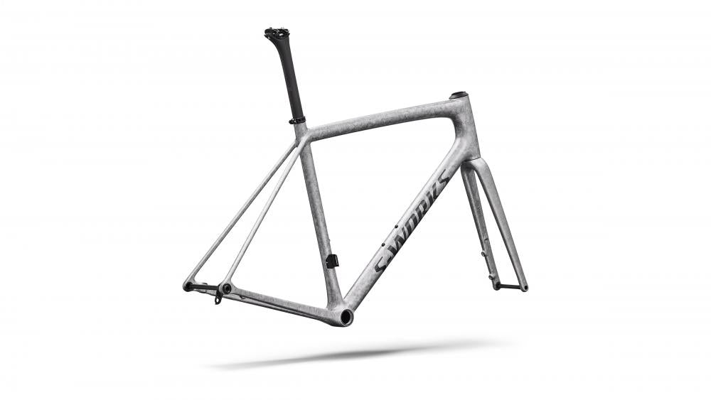 Specialized Aethos Rahmenset - Shadow Silver/Silver Dust/Black Pearl - Größe 61 - Rennrad