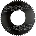 Vision Kettenblatt Road Powerbox Aero 4-Arm 110 mm x 56 T Schwarz - aerodynamische Performance