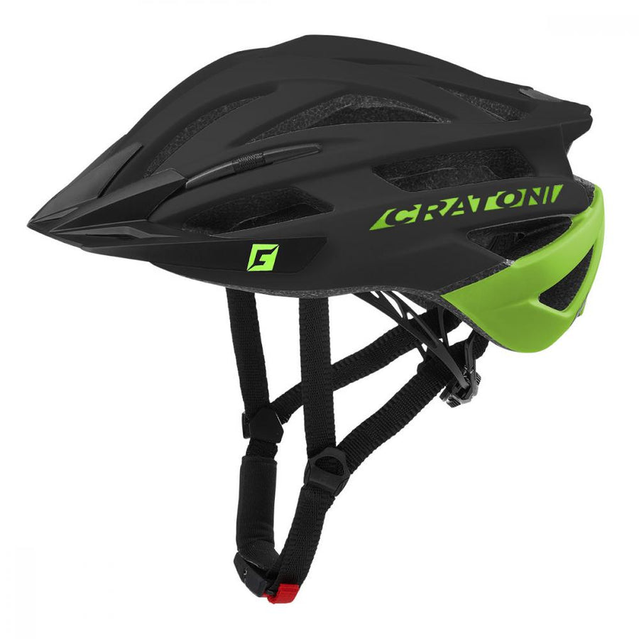 Cratoni Fahrradhelm Agravic MTB schwarz lime matt L/XL 58 bis 62cm