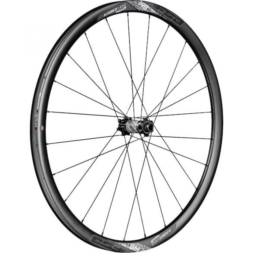 FSA Laufradsatz K-Force i25 WideR 29" 622x25 mm Schwarz - leichter Carbon-Laufradsatz für XC & Gravel