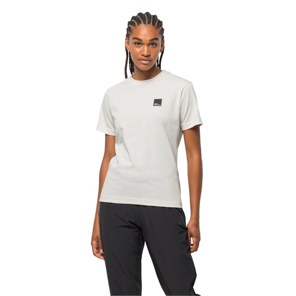 Jack Wolfskin Bike Commute T W Synthetic Fiber T-Shirt Shortsleeve Silver Cloud Größe L