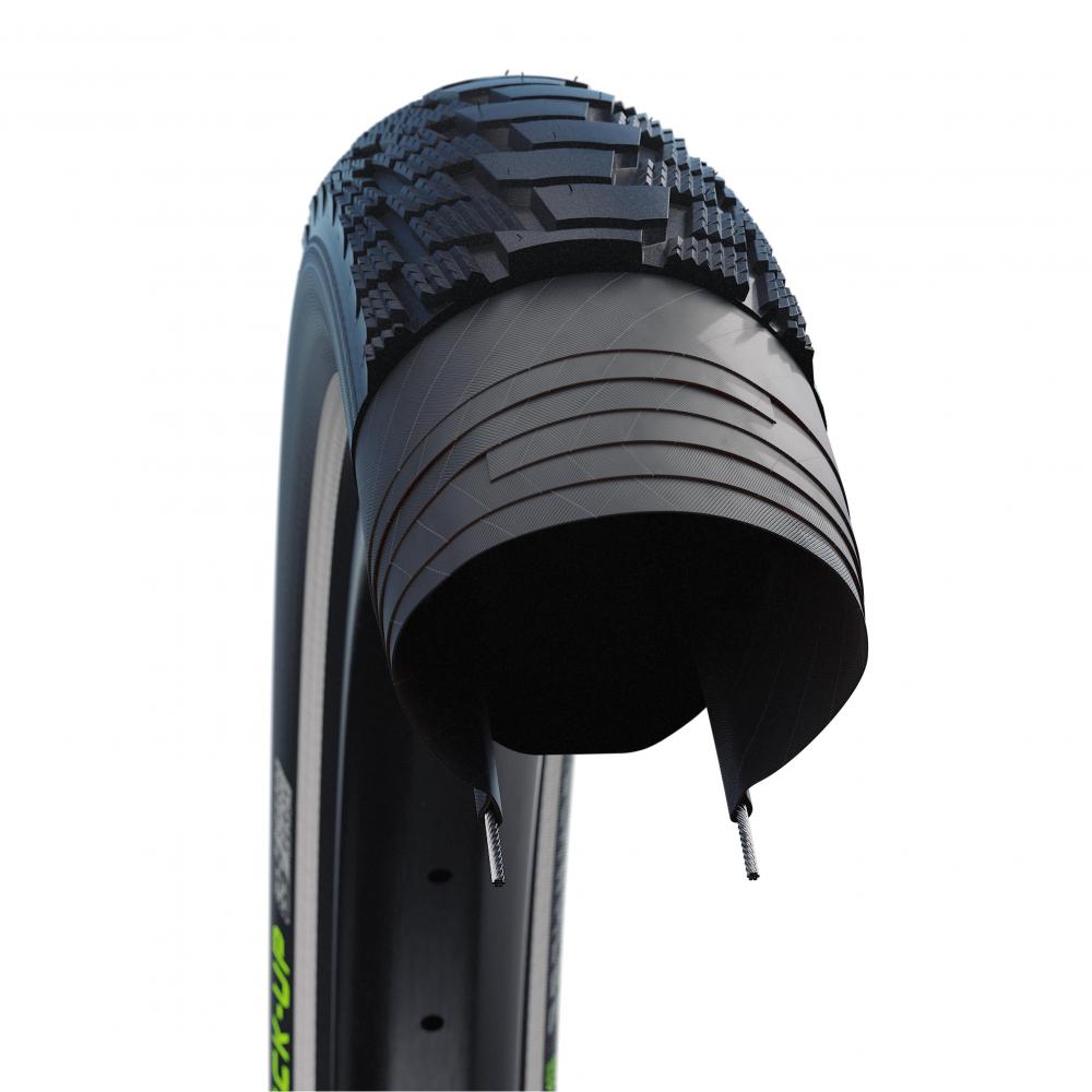 Schwalbe Pick-Up Drahtreifen Super Defense 60-559 Schwarz - ECE-R75 Cargo-Reifen