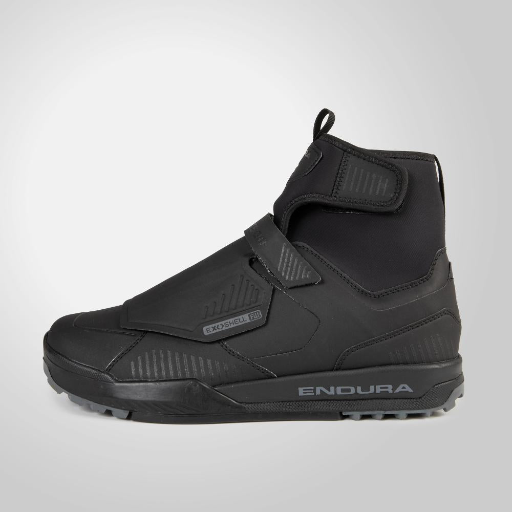 Endura MT500 Burner Clipless wasserdichter Schuh schwarz EU43 UK9 US10 - robuster MTB-Schuh, SPD-kompatibel, wasserdicht, atmungsaktiv, mit griffiger Sohle und hohem Tragekomfort