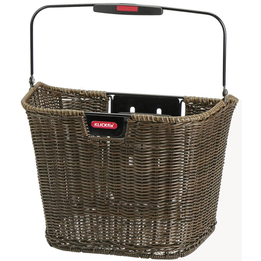 KLICKfix Fahrradkorb Structura braun 28x34x27 cm