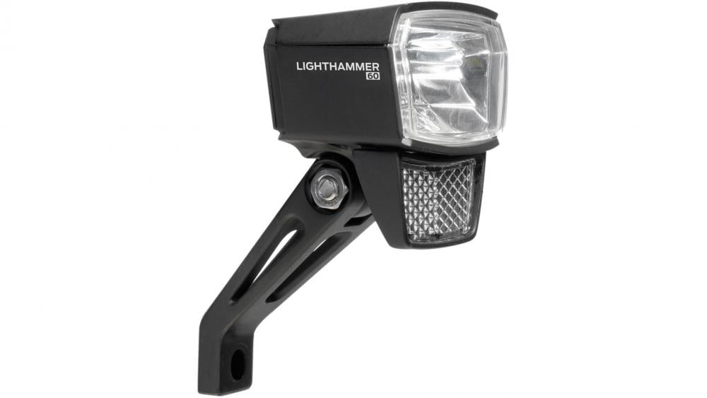 TRELOCK Frontlicht LS 800 Lighthammer E-Bike 800 - starkes LED-Frontlicht für 6-12 V