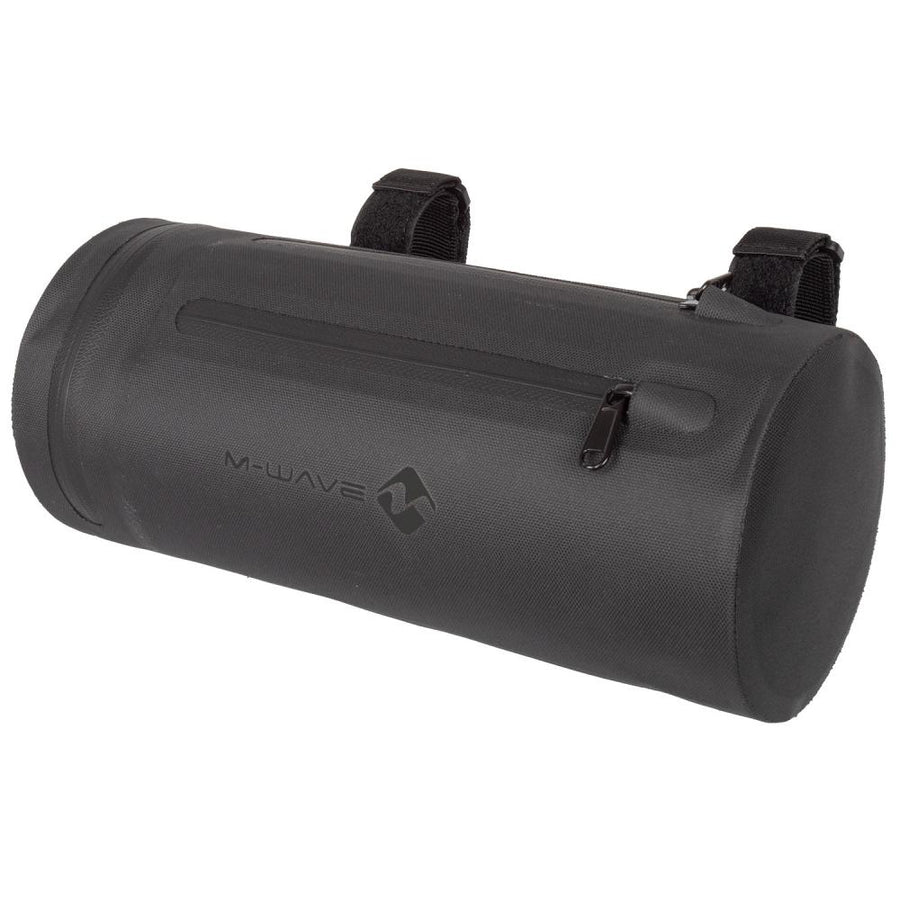 M-Wave Bikepacking Lenkertasche Front S 3L schwarz - Wasserdichte Lenker-Tasche für Radfahrer