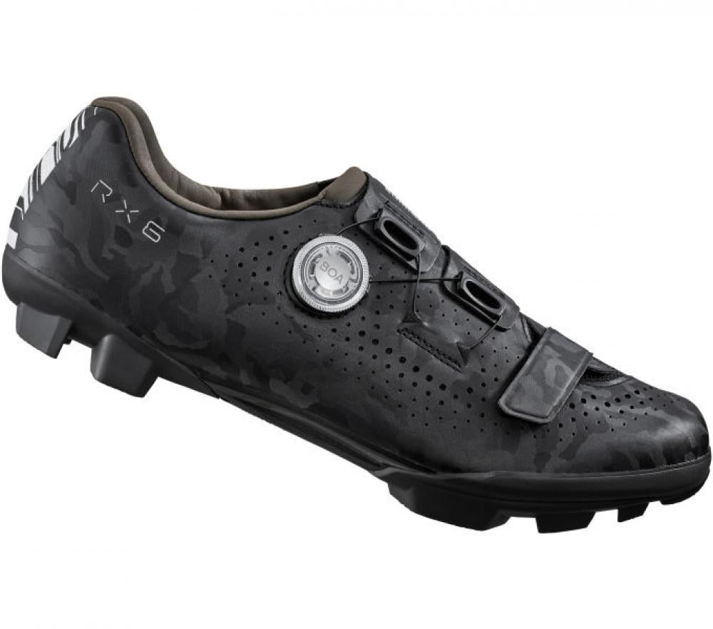SHIMANO Fahrradschuhe RX600 - Gravel SPD, Unisex, Größe 48, Schwarz