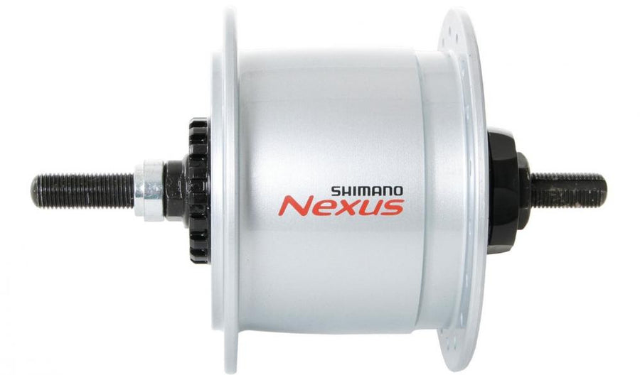 SHIMANO Nabendynamo NEXUS DH-C6000-3R Nabendynamo - 6000-3, Silber 36 Loch