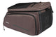 Basil Move Gepäckträgertasche 10-26 Liter Brau­n - recyceltes Polyester, MIK-Befestigung, erweiterbar, reflektierend