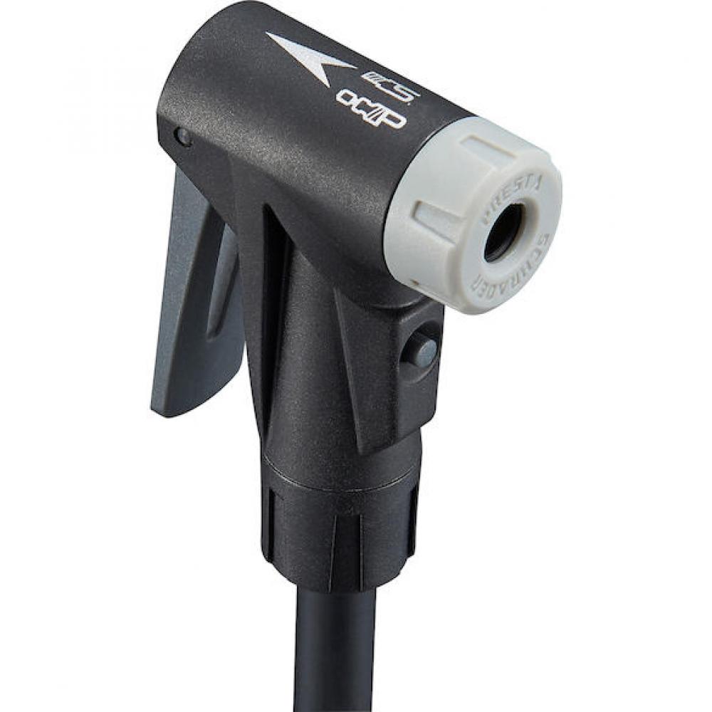 Merida Standpumpe Dual Gauge 63,5 cm Schwarz - dualem Manometer für MTB & Road