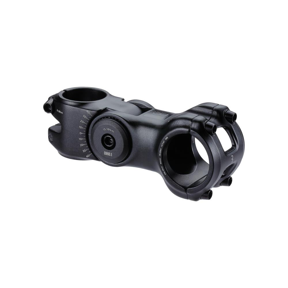 BBB Cycling Vorbau einstellbar High Six 35 schwarz 90mm - ergonomische Lenkerposition