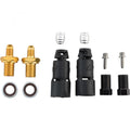 Jagwire Pro Quick-Fit Adapter-Set Shimano - Hydraulik-Anschlussset schwarz/gold