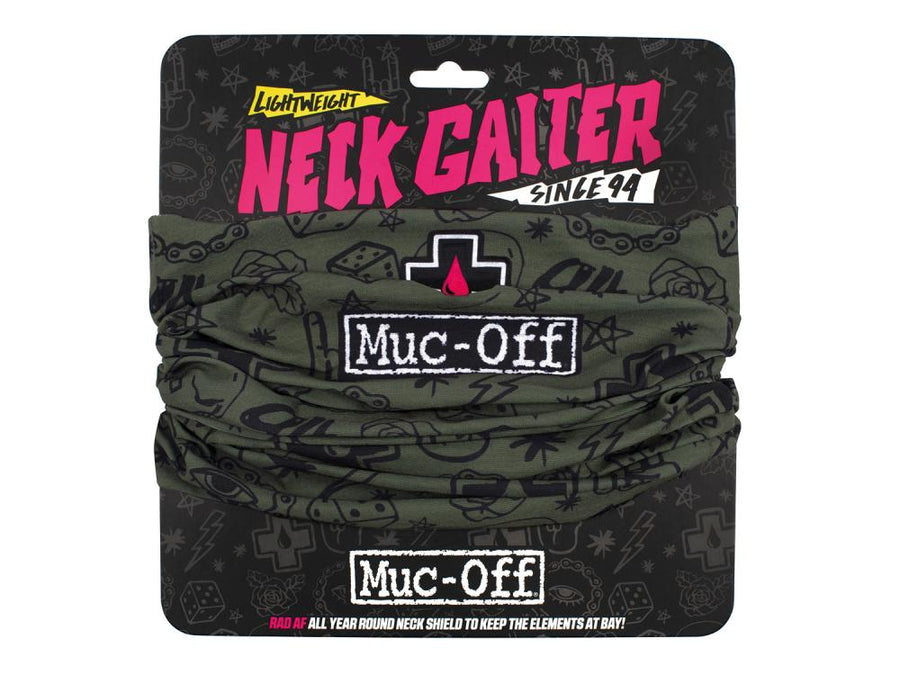 Muc Off Winter Neck Gaiter Punk/Green