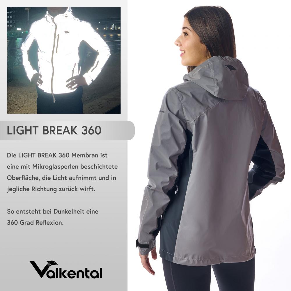 Valkental Damenjacke Softshell XXL grau