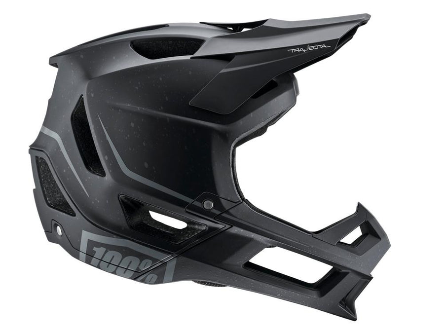 100% Trajecta helmet w/Fidlock L black - leichter Fullface-Helm mit maximalem Schutz