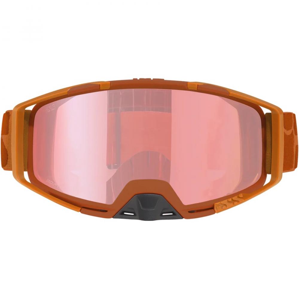 IXS Sports Division iXS Trigger Goggle Mirror Low Profile LP Burnt Orange/Mirror Soft Pink - maximales Sichtfeld & Komfort