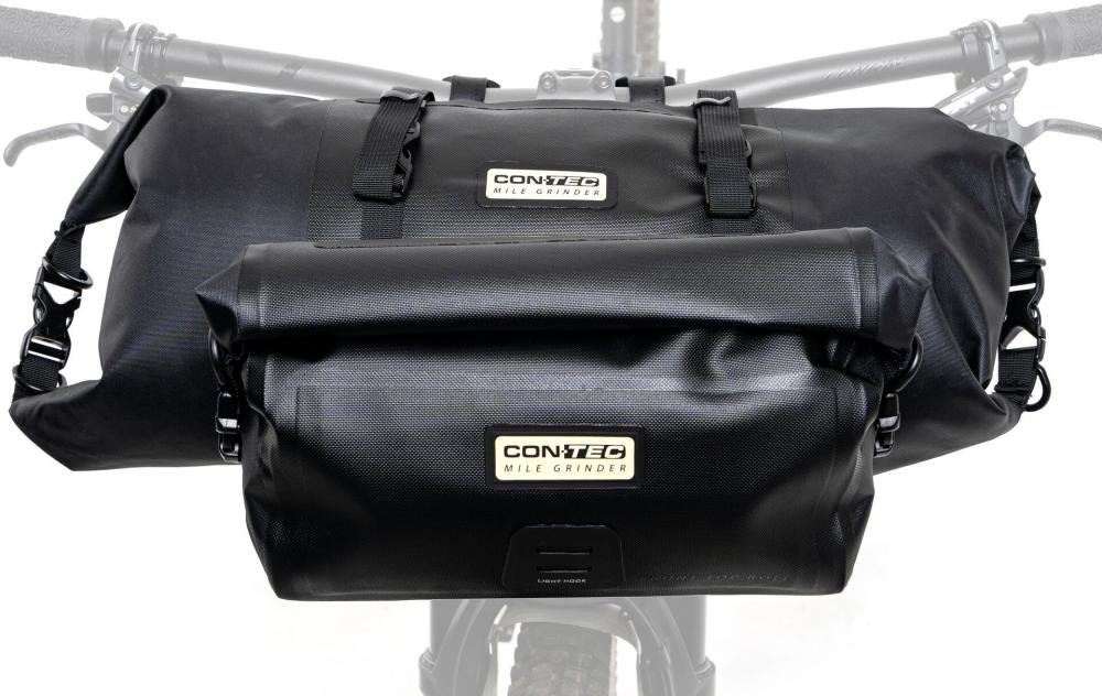 Contec Lenkertasche Mile Grinder Front schwarz Größe 62.5x28 cm 8 Liter