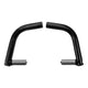 Point Lenkerhörnchen, Aluminium, Innenklemmung, ergonomische Innenbiegung, schwarz, passend für Lenker mit 15,216 mm Innendurchmesser, ideal für Trekking- und Citybikes