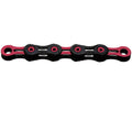 KMC DLC 11 WAXED Fahrradkette 11-fach Schwarz-Pink - Diamond Like Coating
