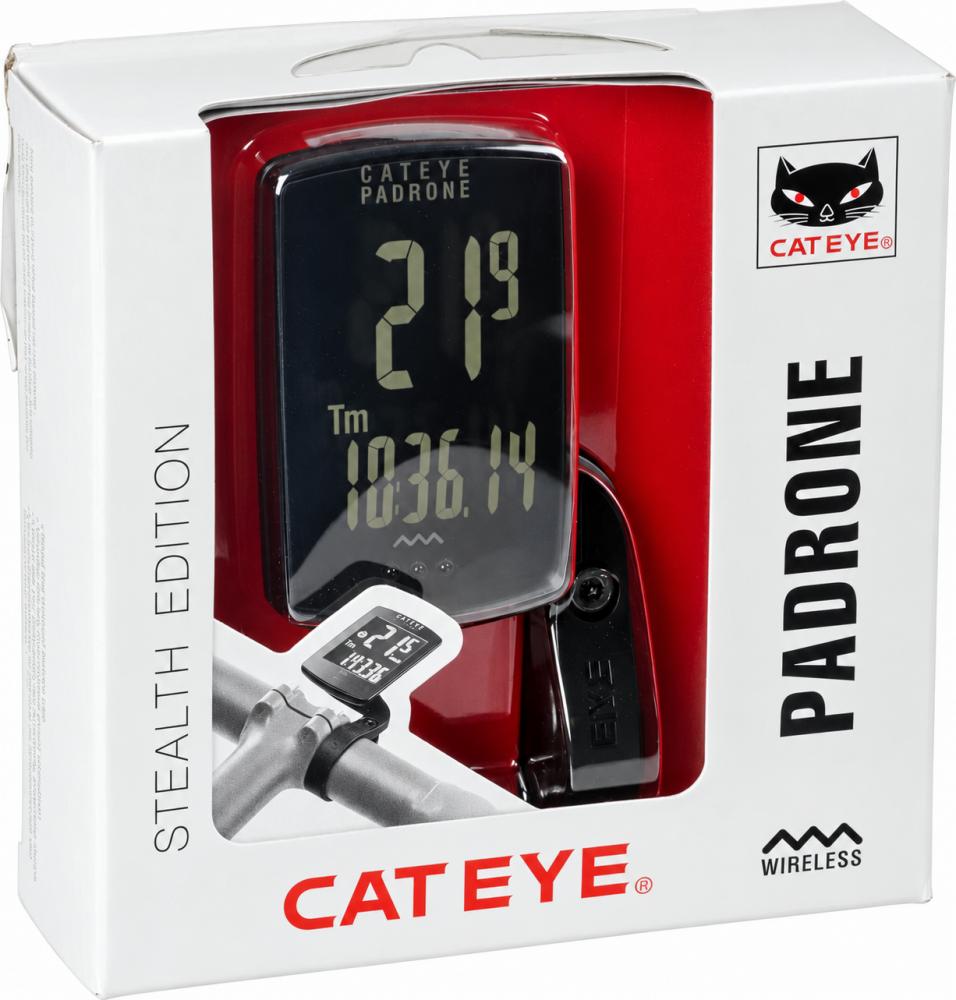 CatEye Padrone CC-PA100W kabelloser Fahrradcomputer schwarz