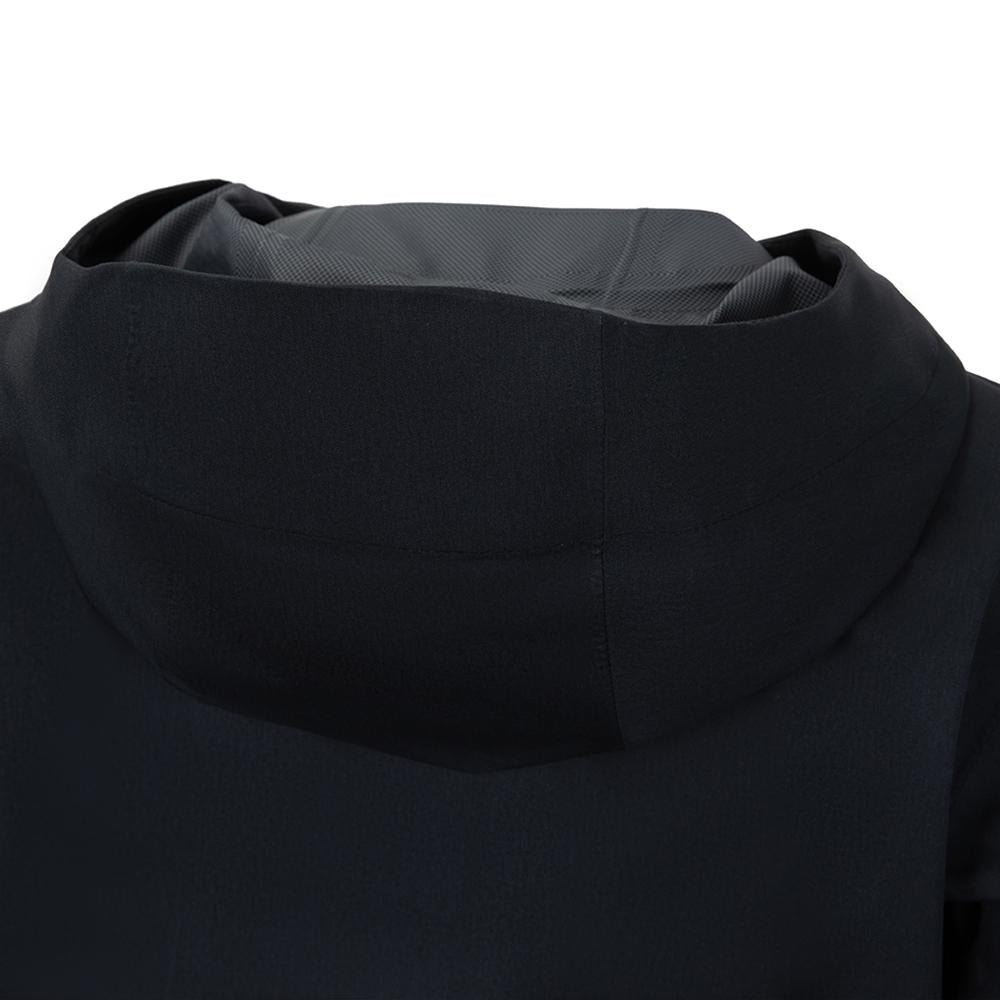 CHIBA Rainjacket Damen - wasserdicht, winddicht, atmungsaktiv, reflektierendes Logo, schwarz, XS