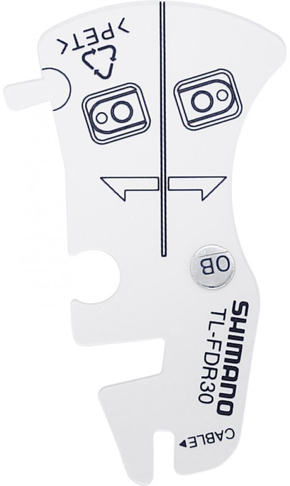 SHIMANO TL-FDR30 Kabeeinstelllehre - Präzisions-Prüfwerkzeug für Schaltzüge, 4 g