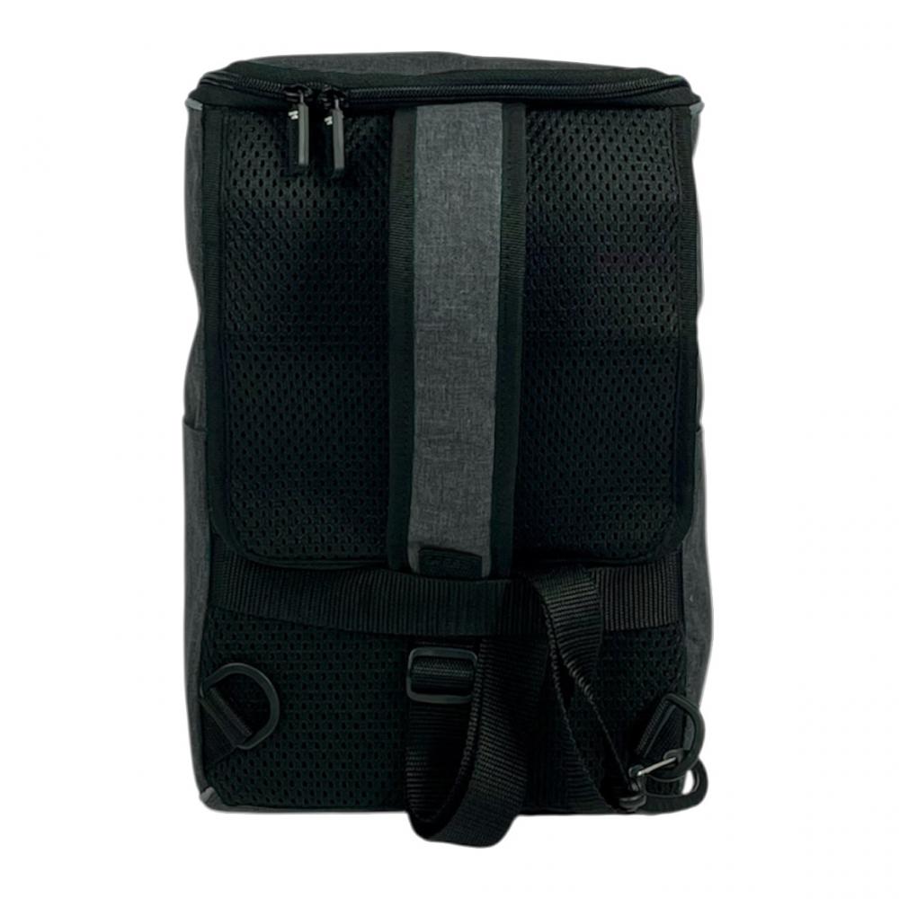 Haberland Lenkertasche Slingbag für KLICKfix anthrazit/reflex - praktische Bike-Umhängetasche