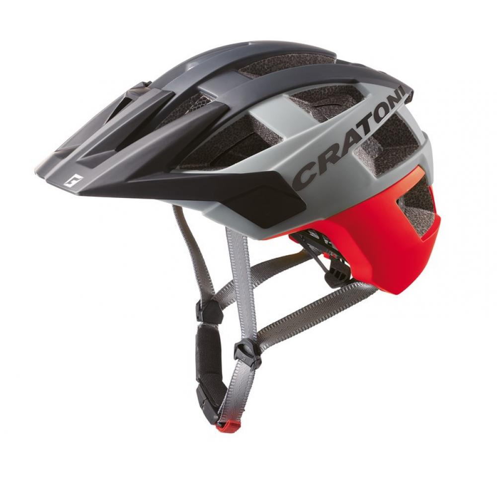 Cratoni AllSet MTB Helm matt rot-schwarz, M/L 58-61cm.