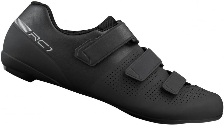 SHIMANO Fahrradschuhe RC102 Herren/Damen Road SPD-SL Fahrradschuhe Größe 43 Schwarz