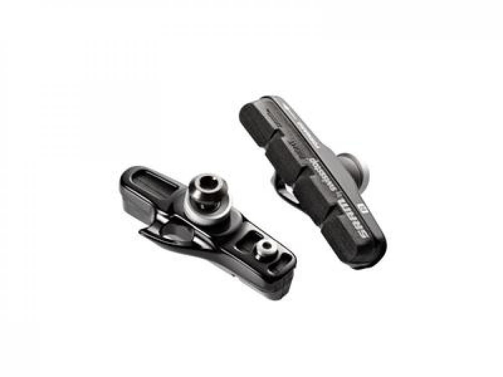 SRAM Bremsschuhe Road RED Black Bremsbelag-Paar mit Halterung - Felgenbremse, Shimano-kompatibel, ca. 50 g