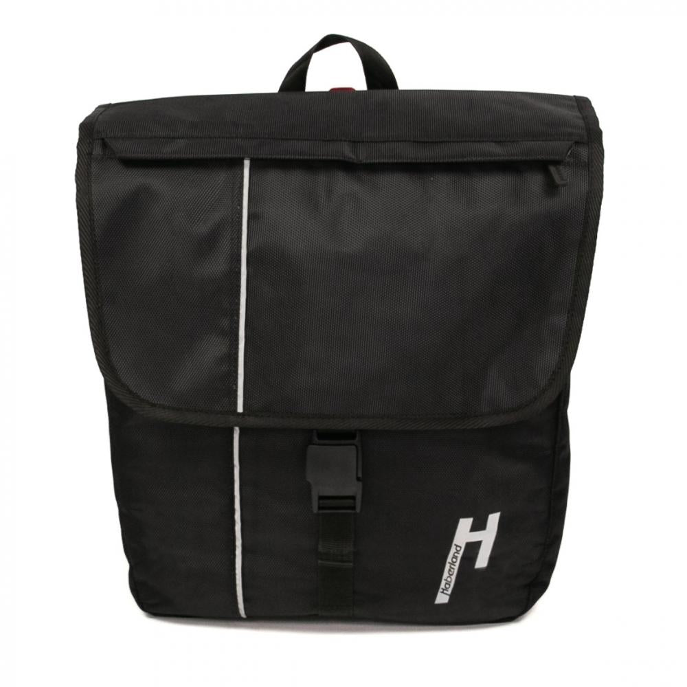 Haberland Einzeltasche 18l Street Work schwarz - praktische Fahrradtasche für Alltag & Beruf