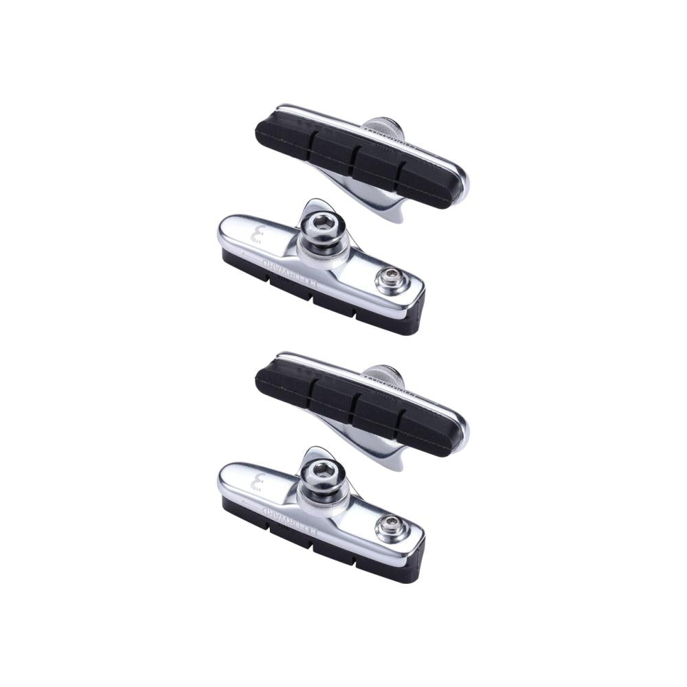 BBB Cycling Bremsschuhe RoadStop Cartridge silber - starke, kontrollierte Bremsleistung