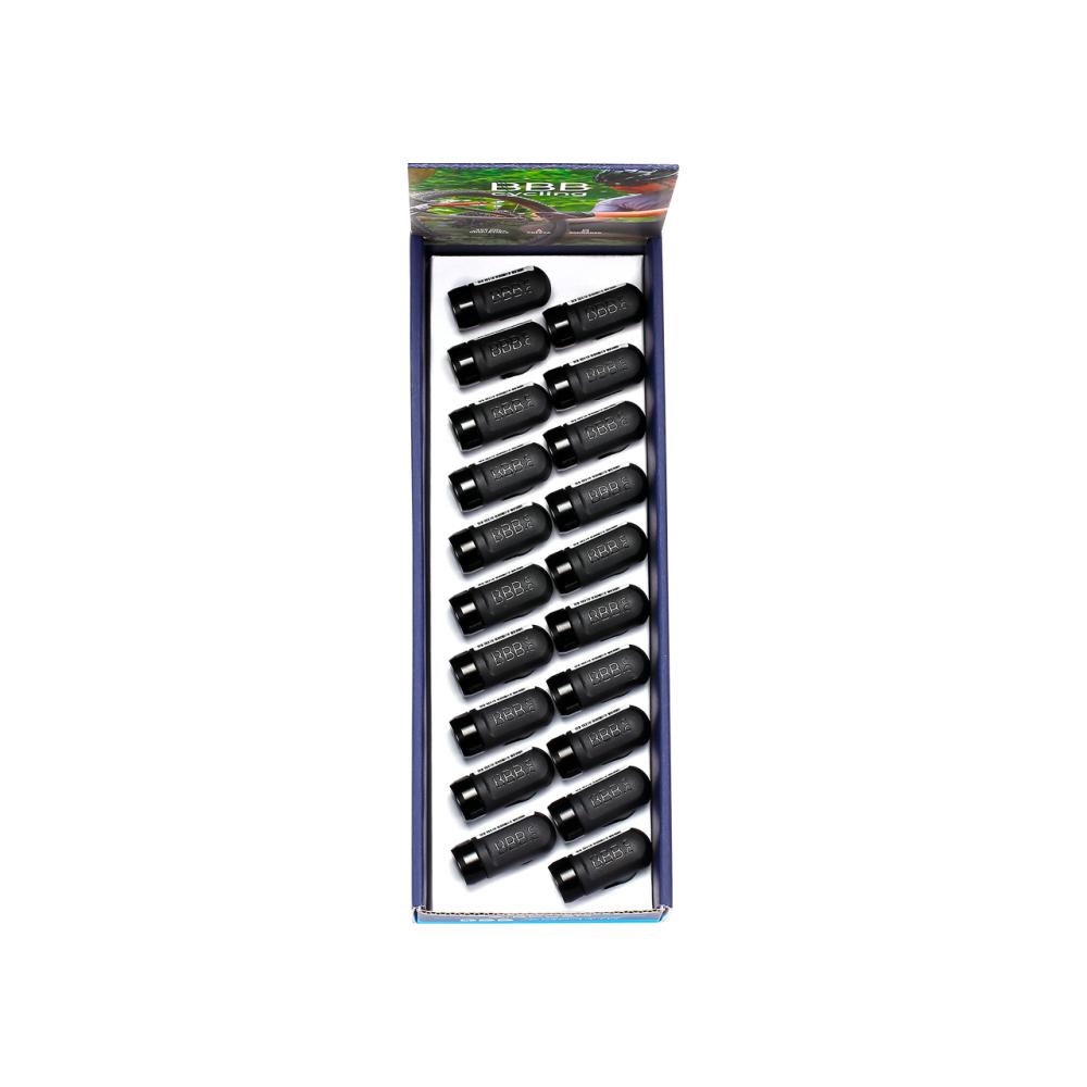 BBB Cycling BBB minipump Co2 AirPush displaybox One Size schwarz - kompakte CO2-Minipumpe