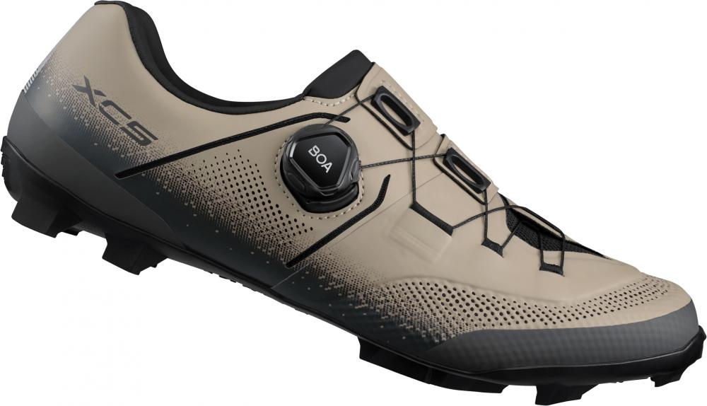 SHIMANO Fahrradschuhe XC503 Herren Damen MTB SPD Größe 46 Beige - XC-Raceschuh mit BOA System