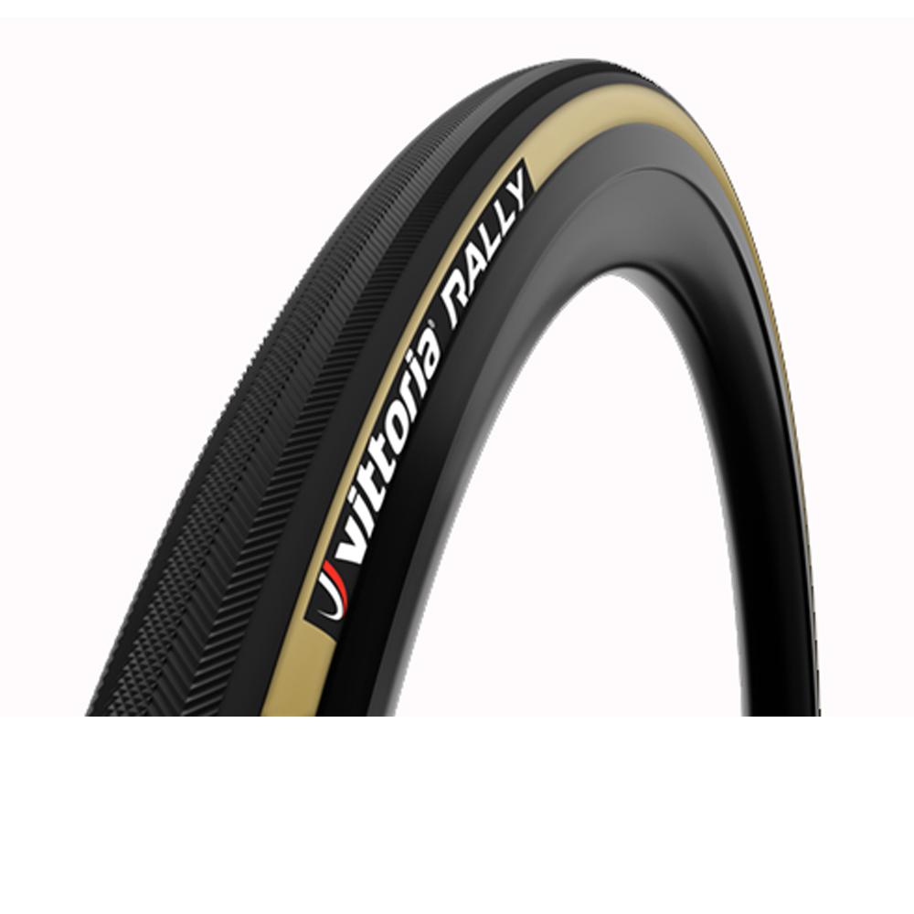 Vittoria Rally 23-622 Schlauchreifen 23 tan/black - langlebiger Trainings-Rennradreifen