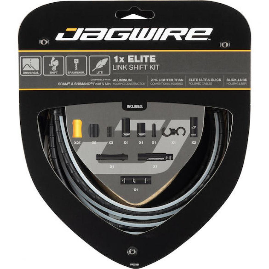 Jagwire Schaltzugset Road & Mountain Elite Link 1x - Schwarz