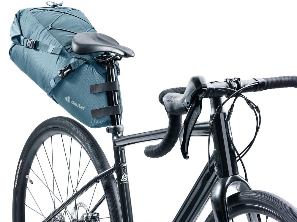 deuter Mondego SB 16 Satteltasche 16 Liter Blau - Bikepacking Fahrradtasche wasserdicht