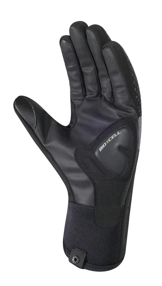 CHIBA BioXCell Warm Winter - wasserdichte Winter-Radhandschuhe, XS, schwarz