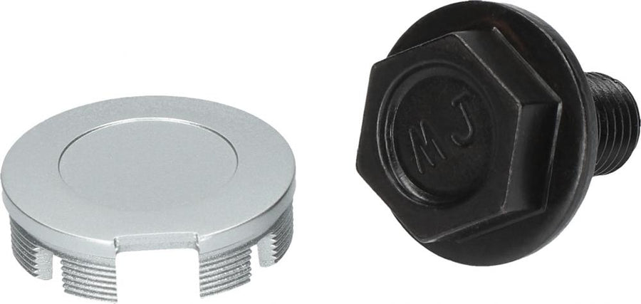 SHIMANO Kurbelbefestigungsschraube FC-6000 - mit Abdeckkappe, Silber