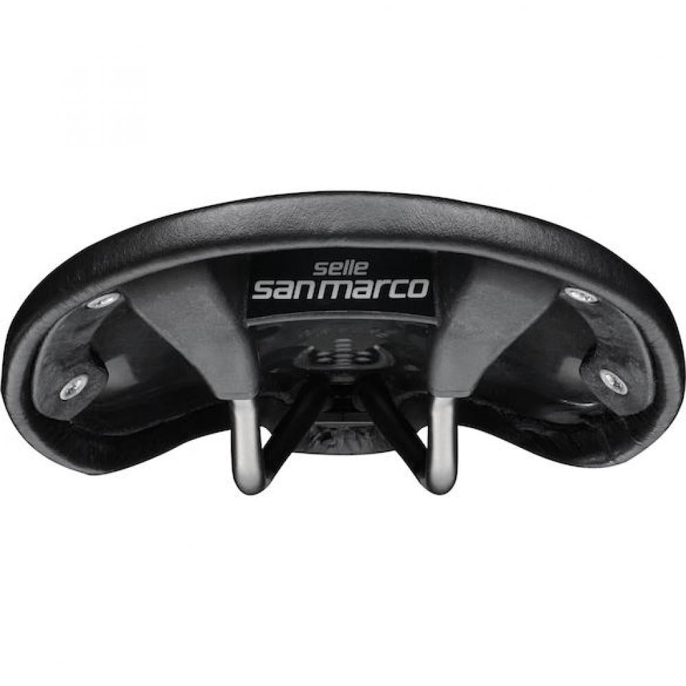 Selle San Marco Sattel Regal Evo Le Classiche 152 x 278 mm Schwarz - leichter Komfortsattel