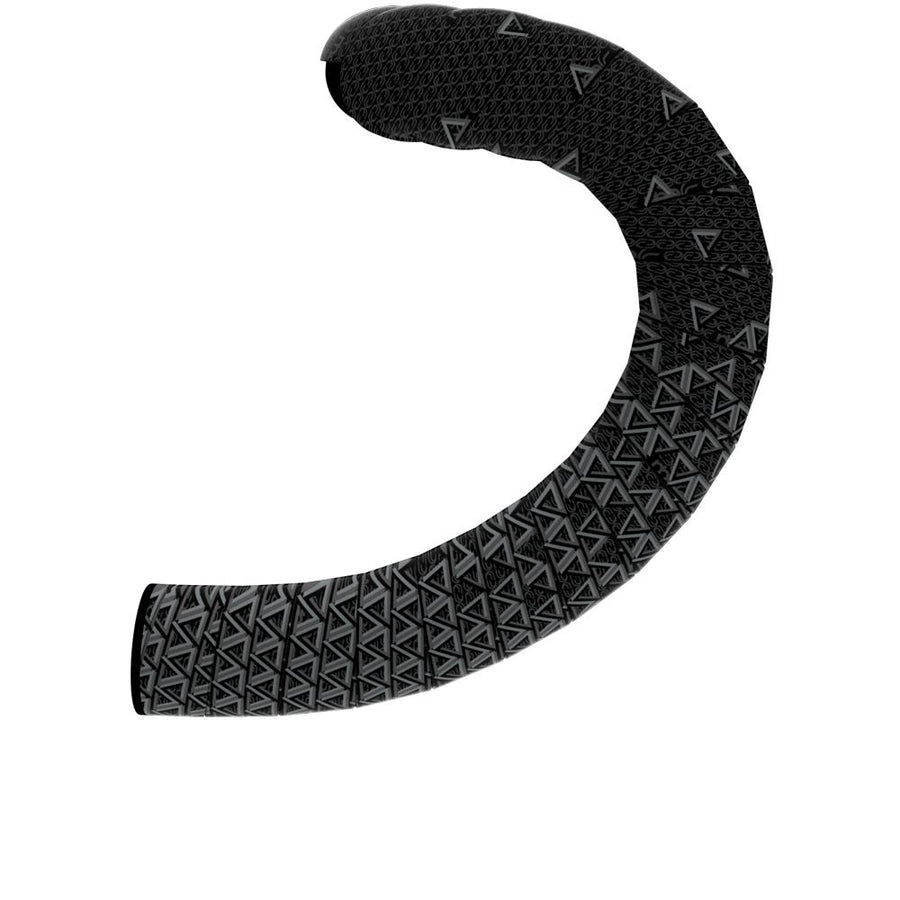 Deda Lenkerband Loop Gel polish on black mit Alu Stopfen