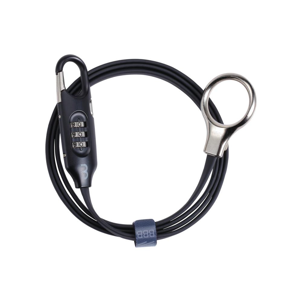 BBB Cycling LoopSafe BBL-55 Zahlenschloss Spiralkabel - kompaktes Sicherheitsschloss für unterwegs